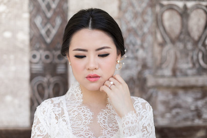 Elegant floral destination wedding in Bali