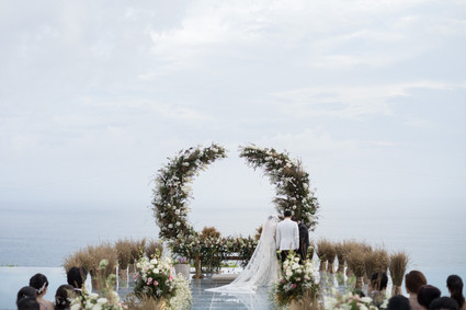 Elegant floral destination wedding in Bali