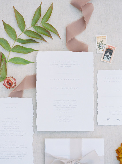 Romantic California wedding at Carmel Valley Ranch Inspiration
