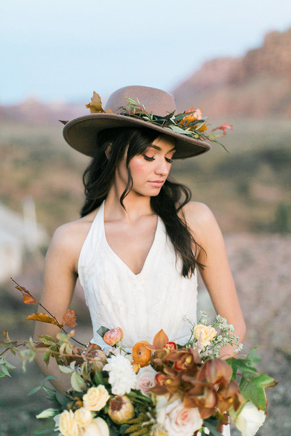 Sunset elopement at Under The Canvas in Zion National Park