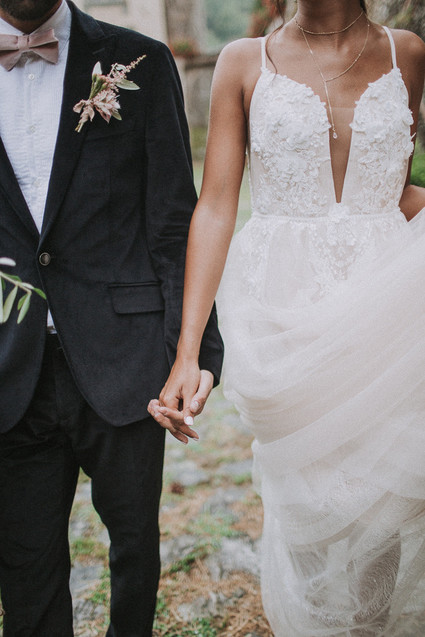Romantic old world destination wedding in Tuscany