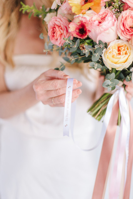 Printed ribbon for your wedding Inspiration