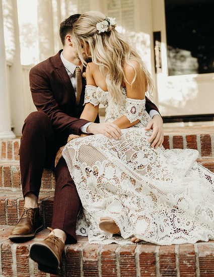 Boho Los Angeles wedding at The Lombardi House Inspiration