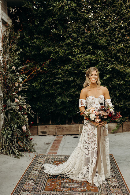 Boho Los Angeles wedding at The Lombardi House Inspiration