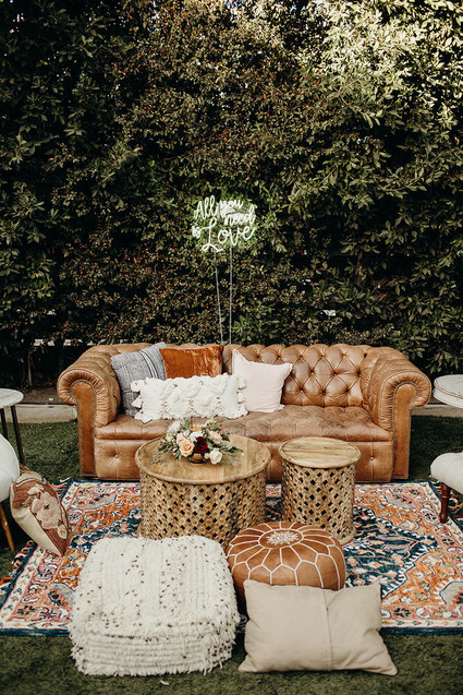 Boho Los Angeles wedding at The Lombardi House Inspiration
