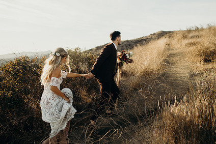 Boho Los Angeles wedding at The Lombardi House