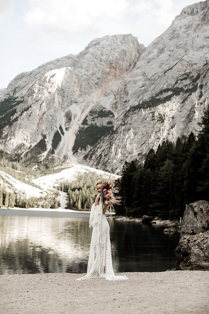 Italian mountain elopement in the Dolomites Inspiration