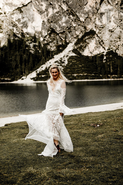 Italian mountain elopement in the Dolomites