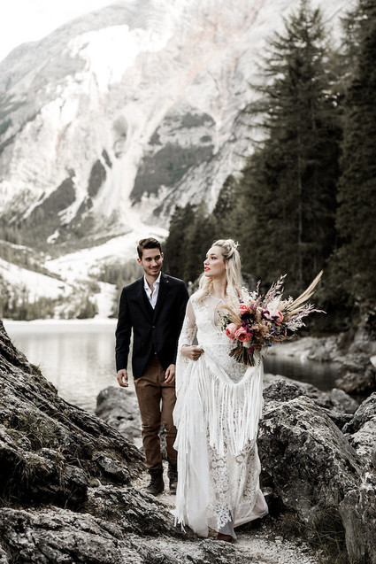 Italian mountain elopement in the Dolomites Inspiration