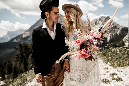 Italian mountain elopement in the Dolomites Inspiration