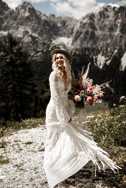 Italian mountain elopement in the Dolomites Inspiration