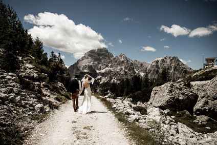 Italian mountain elopement in the Dolomites