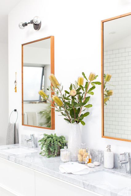 Modern bathroom registry with Crate and Barrel Inspiration