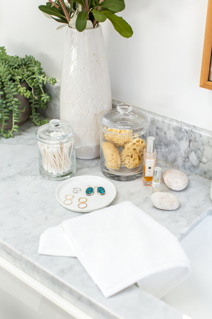 Modern bathroom registry with Crate and Barrel Inspiration