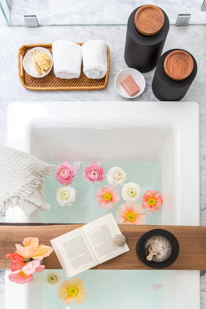 Modern bathroom registry with Crate and Barrel Inspiration