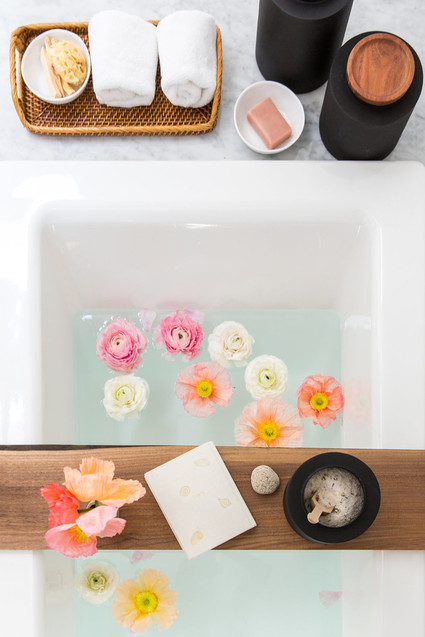 Modern bathroom registry with Crate and Barrel Inspiration