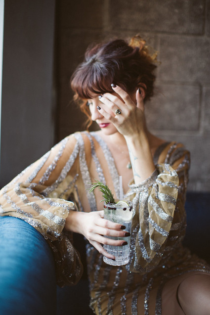 Glam cocktail party and groomsmen inspiration