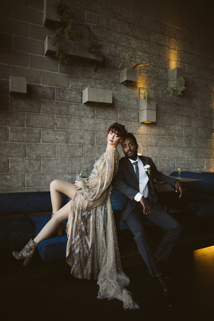 Glam cocktail party and groomsmen inspiration