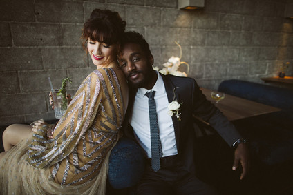 Glam cocktail party and groomsmen inspiration