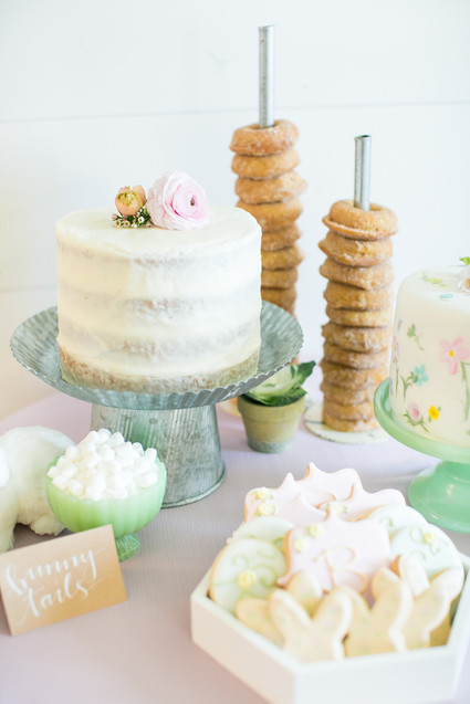 Bunny themed birthday party for spring