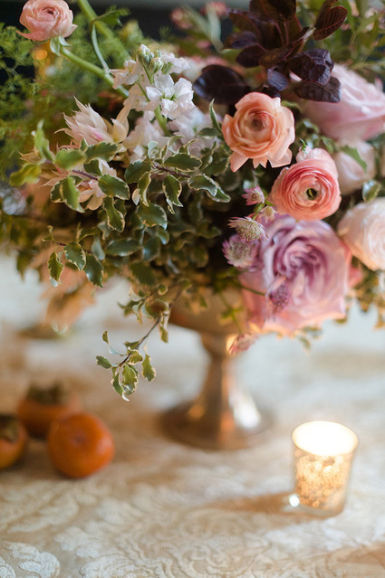 Romantic reception table