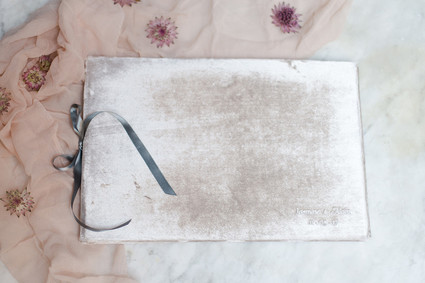 Velvet Guest book Inspiration