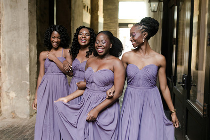 Purple bridesmaids dresses