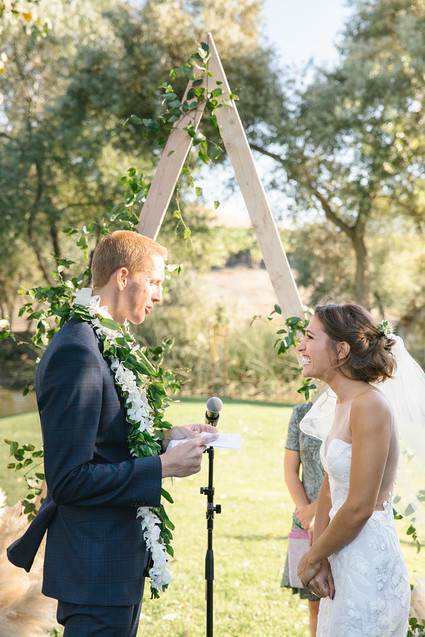 Rustic modern barn wedding at Greengate Ranch in SLO