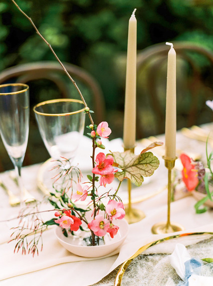Glam spring garden wedding ideas