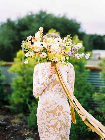 Glam spring garden wedding ideas