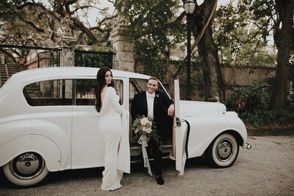 Nighttime wedding at Vizcaya Museum & Gardens in Miami