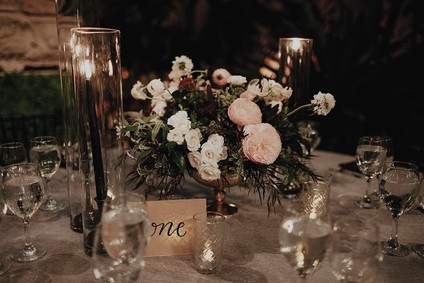 Nighttime wedding at Vizcaya Museum & Gardens in Miami