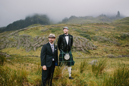 Elopement in the Scottish Highlands on the Isle of Skype