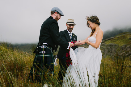 Elopement in the Scottish Highlands on the Isle of Skype