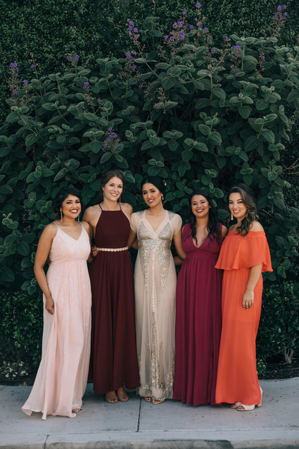 Bougainvillea inspired wedding at 5 Crowns restaurant in Corona Del Mar