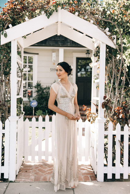 Bougainvillea inspired wedding at 5 Crowns restaurant in Corona Del Mar