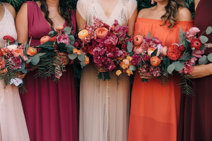 Bougainvillea inspired wedding at 5 Crowns restaurant in Corona Del Mar