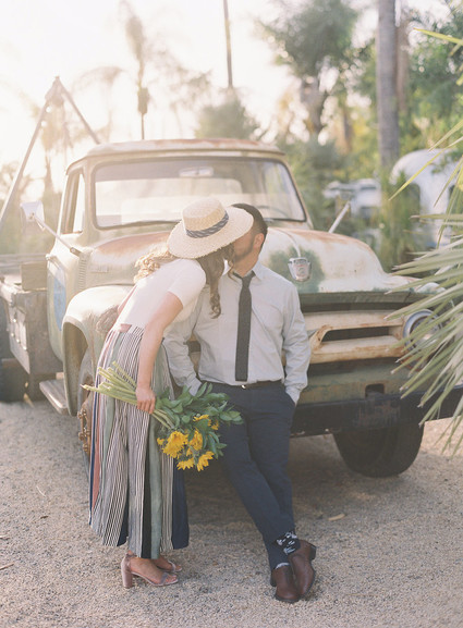 Engagement session at Caravan Outpost in Ojai + a giveaway