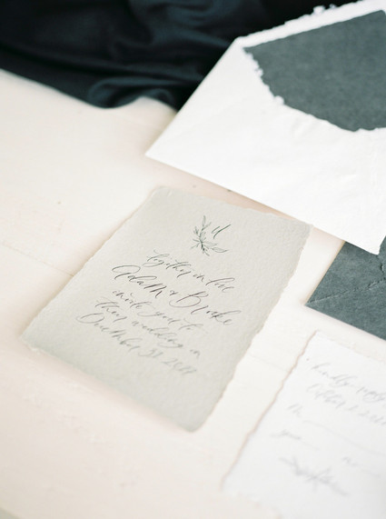 Romantic, moody red and black bridal inspiration