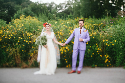 Butterfly themed spring wedding at Brooklyn Botanic Gardens