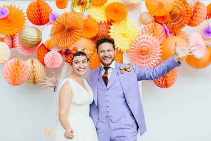 Butterfly themed spring wedding at Brooklyn Botanic Gardens