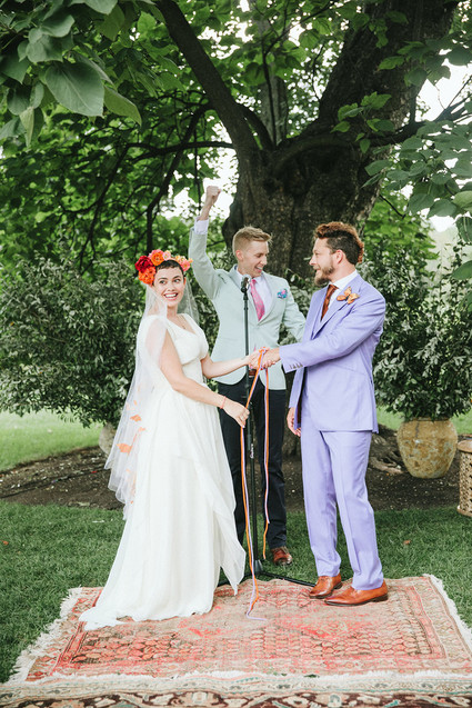 Butterfly themed spring wedding at Brooklyn Botanic Gardens