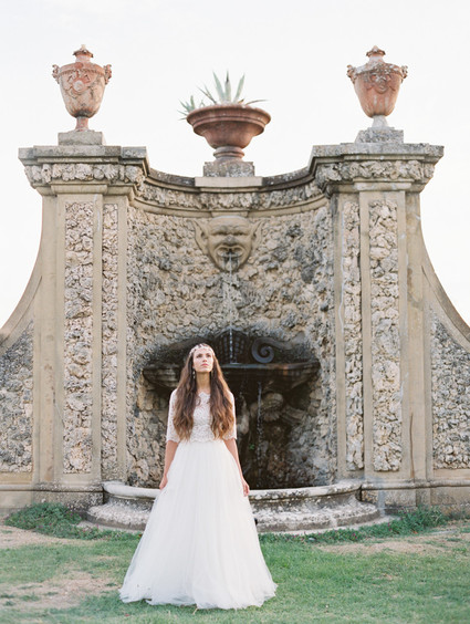 Romantic late summer Tuscan wedding inspiration Inspiration