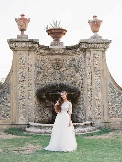 Romantic late summer Tuscan wedding inspiration Inspiration