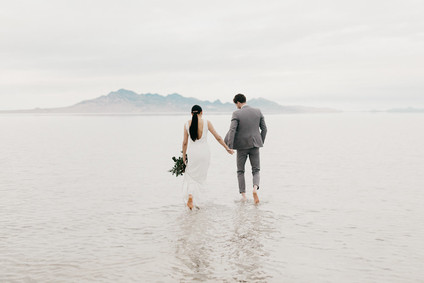 Bonneville Salt Flats engagement session