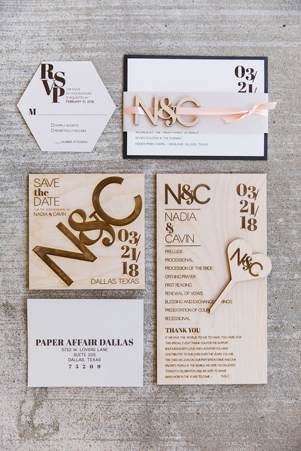 Wedding stationery