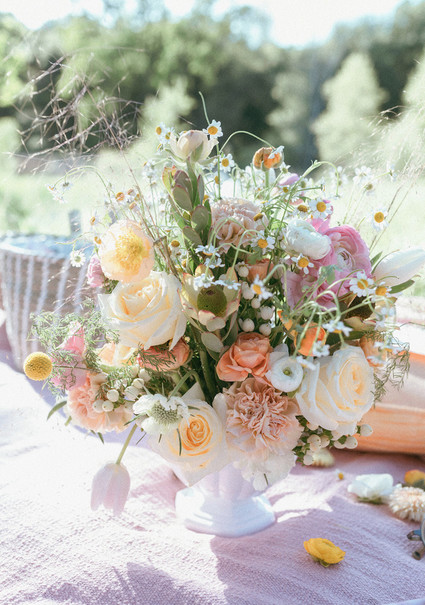 70's inspired earth day picnic from Beijos Events