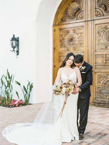 Romantic earth tone Palm Springs wedding by Amorology