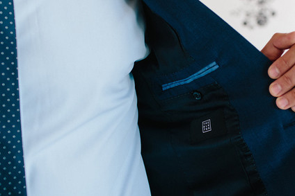 Floral wedding party ideas with The Black Tux