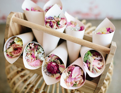 Floral wedding party ideas with The Black Tux